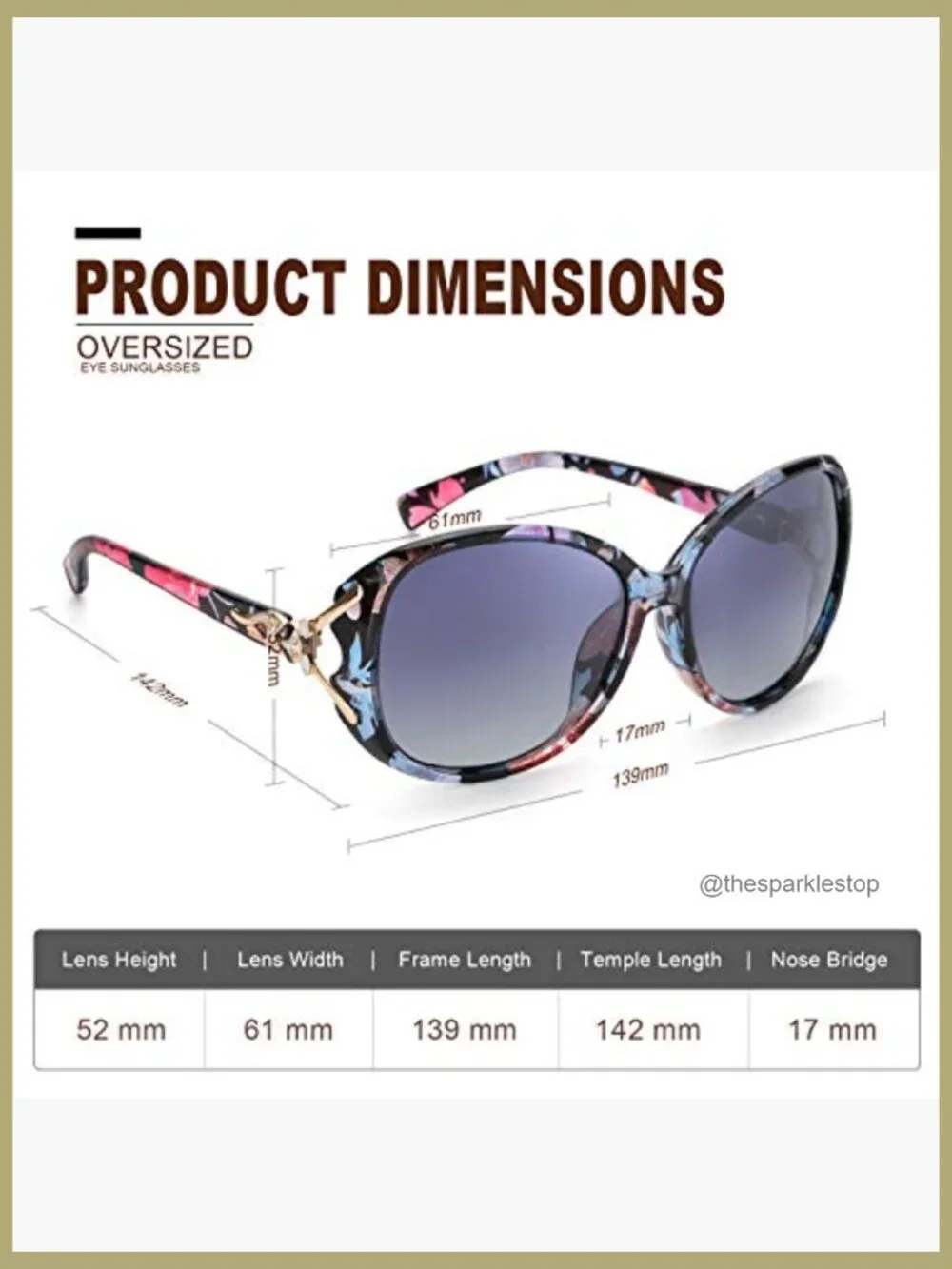 Polarized Sunglasses for Women Oversized Retro Style UV Protection